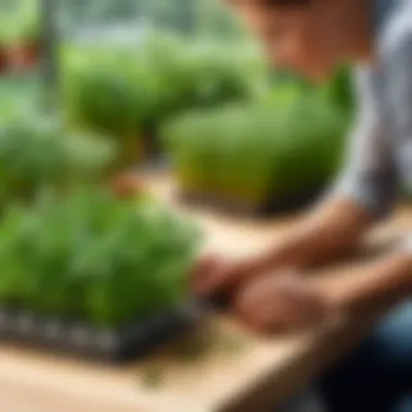 Harvesting Herbs