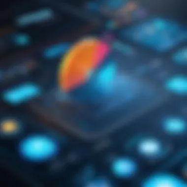 Cutting-edge Marketing Tactics Visualization High-tech marketing tactics visualization