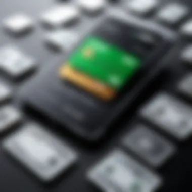 Startup Efficiency with Cash App Card Innovative design showcasing the convenience of Cash App card for startups