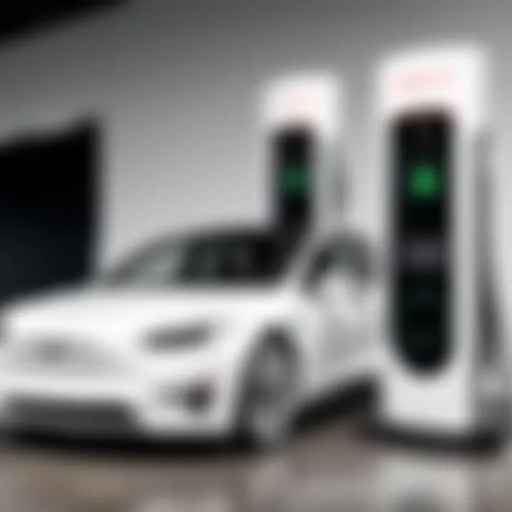 Advanced charging station designed for Tesla vehicles