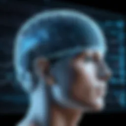 Innovative EEG Brain Monitor Displaying Neural Patterns