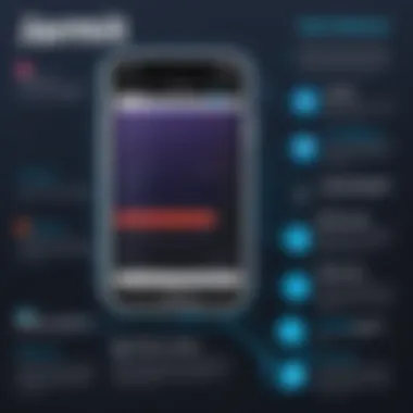 Key Features of Jammit App Infographic highlighting features of the Jammit app