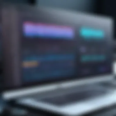 Creating Music with Jammit Screenshot of a music project being created using the Jammit app