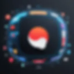 A visual representation of popular chat applications in Japan.