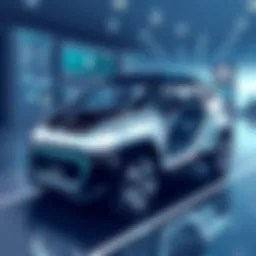 Kandi electric vehicle showcasing innovative design