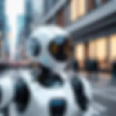 Robotic Surveillance in Urban Environments Robotic surveillance unit monitoring public space
