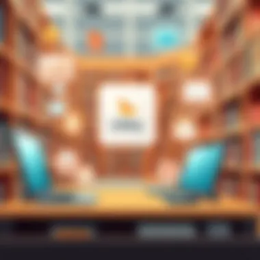 Visual representation of library systems integrated with Libby