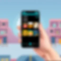 User interface of the Libby app on Android showcasing its features