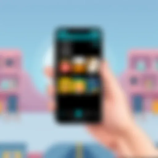 User interface of the Libby app on Android showcasing its features