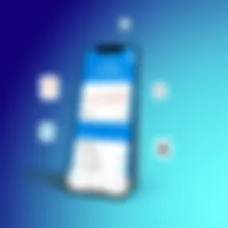 User interface of a log book app showcasing functionality