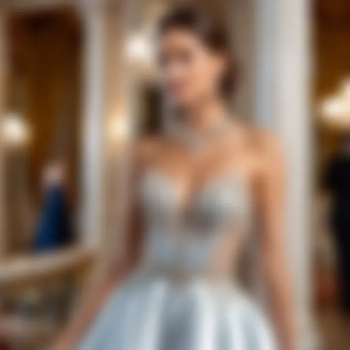 Luxury evening gown rental in London
