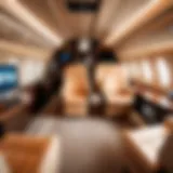 Opulent Interior Design of Aero Private Jet Luxurious Interior of Aero Private Jet