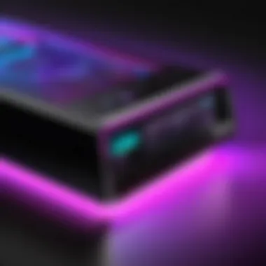 Intuitive Interface of Lyft Amps Close-up of a Lyft Amp interface in use