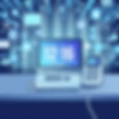 Business Communication Strategies with Dual Phone Numbers Illustration of business communication strategies with dual numbers