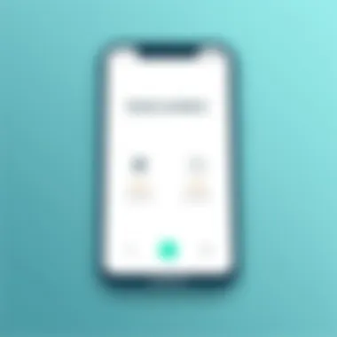 Dual Phone Numbers Interface on a Smartphone A smartphone displaying dual phone numbers interface