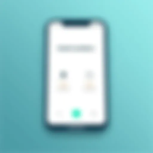 Dual Phone Numbers Interface on a Smartphone A smartphone displaying dual phone numbers interface