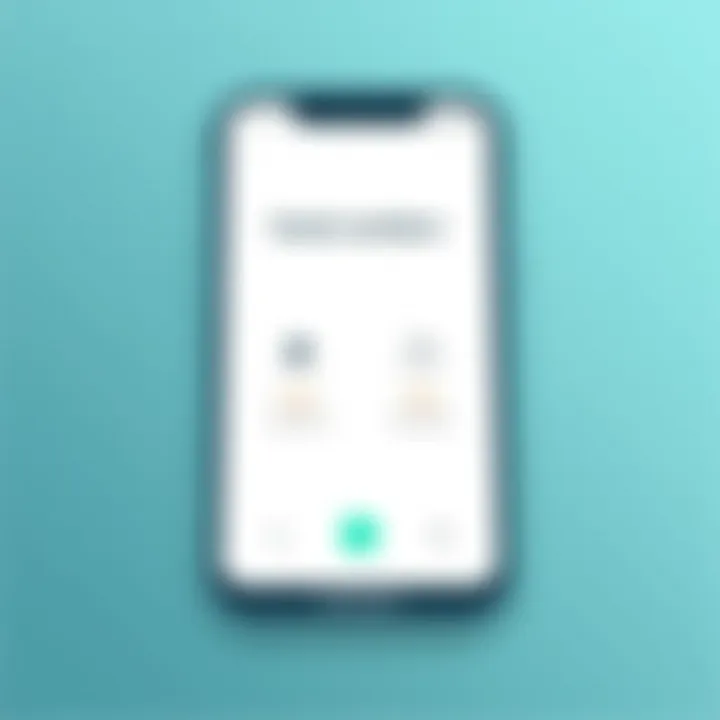 Dual Phone Numbers Interface on a Smartphone A smartphone displaying dual phone numbers interface