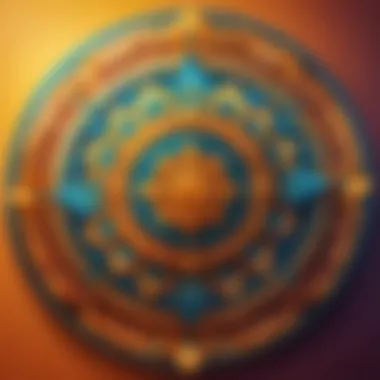 Mandala Design Representing Positive Energy and Karma Manifestation