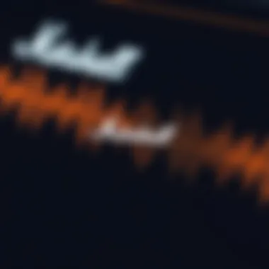 Audio Quality Illustration for Marshall Major IV Illustration of sound waves representing the audio quality of the Marshall Major IV.