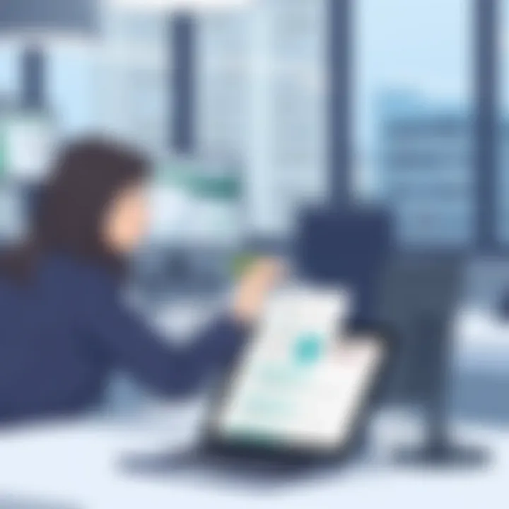 Scanning Feature in Action Demonstrating the scanning feature in a work environment