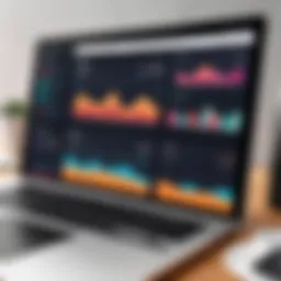 Visual representation of Moxy CRM's dashboard showcasing analytics