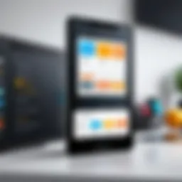 User interface showcasing new features