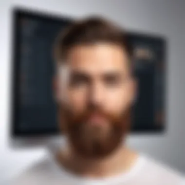 Beard Dating Profile Overview A computer screen displaying a beard dating profile interface.