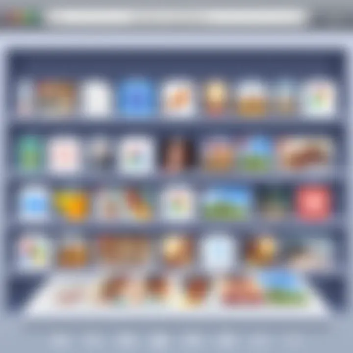 Effective Organization of Albums Visual representation of organized photo albums