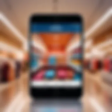 Visual representation of Instagram shopping features