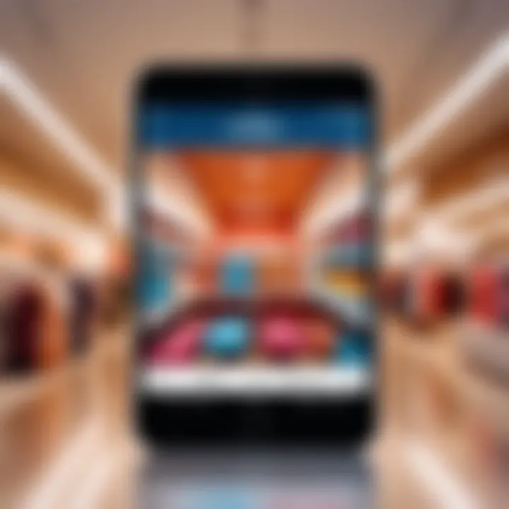 Visual representation of Instagram shopping features