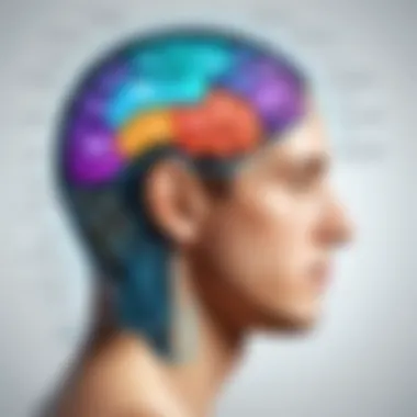 Cognitive Skills Development in the Digital Age A brain diagram showcasing cognitive skills development through technology