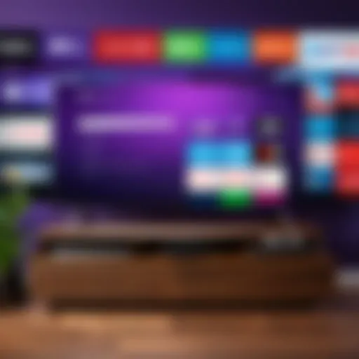 Roku TV showcasing vibrant display technology