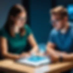 Visual representation of innovative mentorship in startups