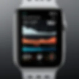 Nike running app interface displaying real-time stats