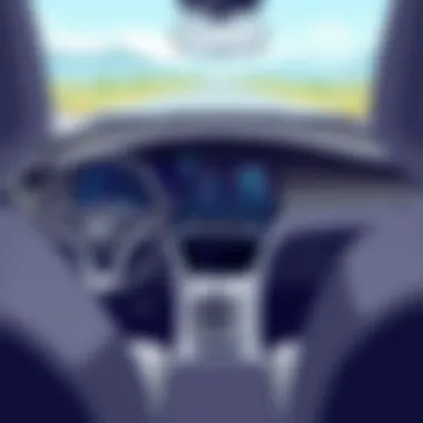 Dashboard of the Nissan Leaf highlighting its modern technology