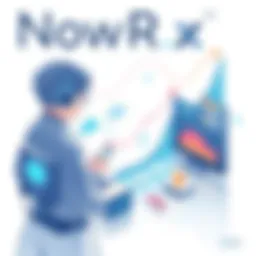 A graphical representation of NowRx's growth trajectory