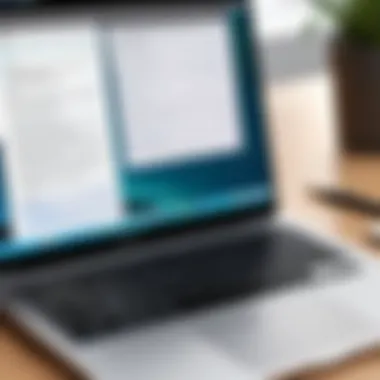 Multiple Note-Taking Tools on Laptop A laptop screen with multiple note-taking tools open side by side.