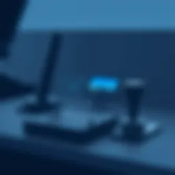 High-quality flight joystick setup for Microsoft Flight Simulator