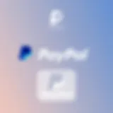PayPal logo with modern design elements