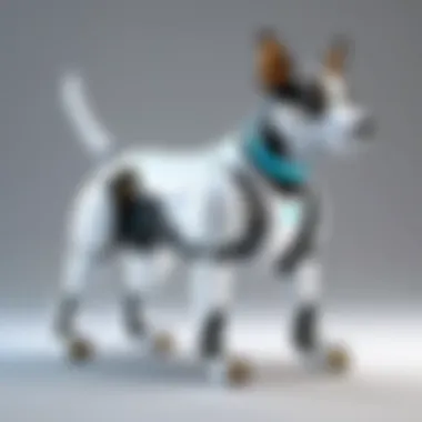 Interactive dog robot toy