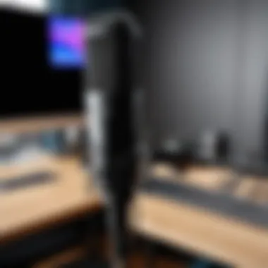 Optimizing Podcast Studios with Clip-On Microphones Podcast studio setup with clip-on microphone