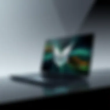 Elegant Predator Laptop Design Sleek design of Predator laptop showcasing modern aesthetics