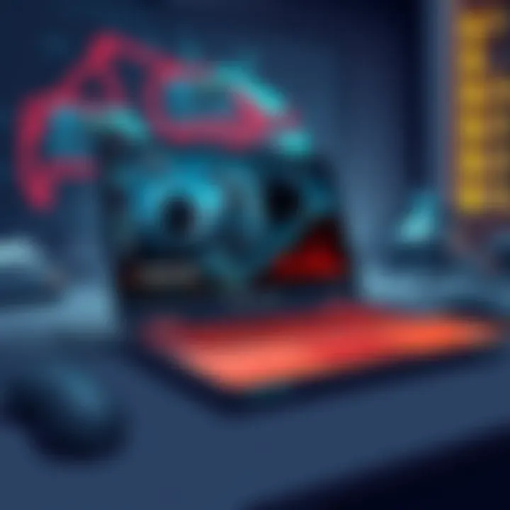 Immersive Gaming Experience with Predator Laptop Gaming experience featuring Predator laptop with immersive graphics