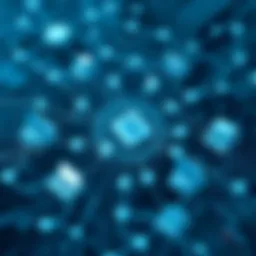 Intricate network security diagram showcasing vulnerabilities