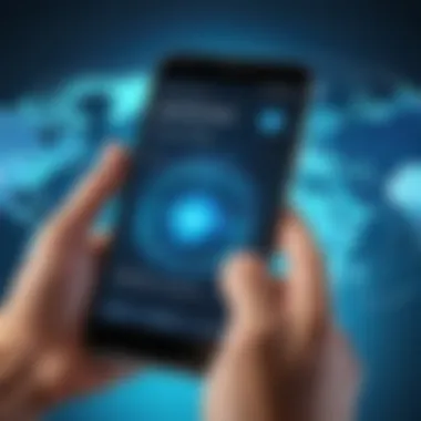 Diagram showing signs of spyware infection symptoms