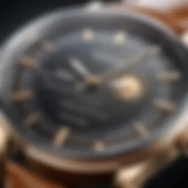 A close-up of a watch with a certificate of authenticity