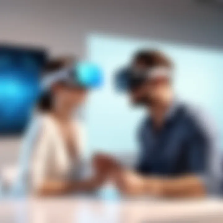 Virtual reality dating experience visualization