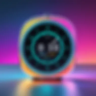 Vibrant Awakening Innovative alarm clock with vibrant colors