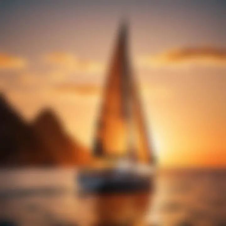 Sailboat Sunset Voyage