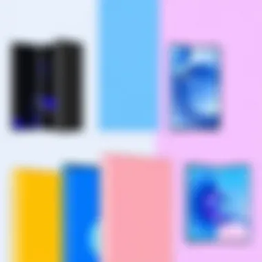 Samsung Galaxy Z Fold in various color options